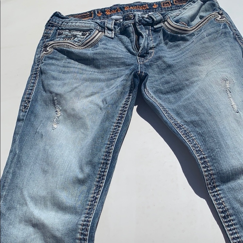 Men’s rock revival jeans